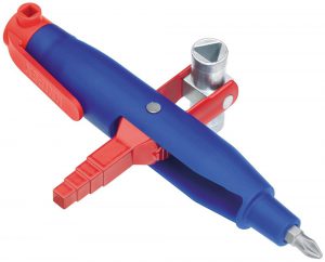 Stift-Profi-Key voor alle standaard afsluitsystemen - KNIPEX-Werk - 4003773000006 -