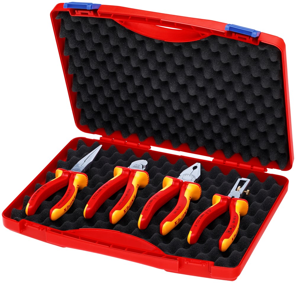 Armstrong cursief kleuring KNIPEX Gereedschapsbox "RED" Electro Set 1 - W.P. Hartwijk & Zn. B.V.