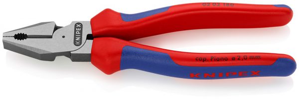 Kracht-Kombitang zwart geatramenteerd gepolijst met meer-componentengrepen – KNIPEX-Werk – 4003773000006 –