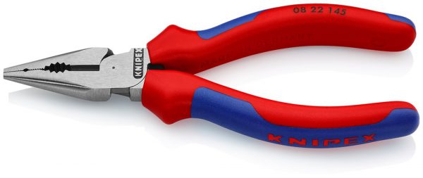 Spitse kombitang zwart geatramenteerd gepolijst met meer-componentengrepen – KNIPEX-Werk – 4003773000006 –