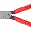 Bedradingstang zwart geatramenteerd gepolijst met kunststof bekleed - KNIPEX-Werk - 4003773000006 -