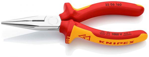 Platspitse tang met zijsnijder Radiotange – KNIPEX-Werk – 4003773000006 –