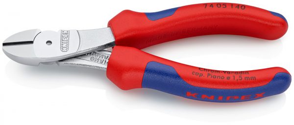 Kracht-zijsnijtang verchroomd met meer-componentengrepen – KNIPEX-Werk – 4003773000006 –