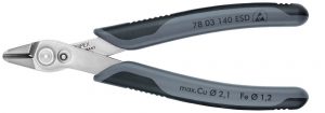 Electronic Super Knips® XL ESD gepolijst met meer-componentengrepen - KNIPEX-Werk - 4003773000006 -