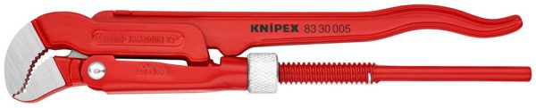 Pijptang S-vormig rood poedergecoat – KNIPEX-Werk – 4003773000006 –