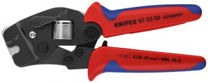 Zelfinstellende krimptang voor adereindhulzen met voorinvoering - KNIPEX-Werk - 4003773000006 -