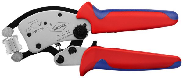 Twistor16 Zelfinstellende krimptang voor adereindhulzen – KNIPEX-Werk – 4003773000006 –