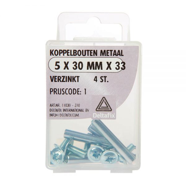 Koppelbout Verzinkt – Deltafix – 8711517000002 –