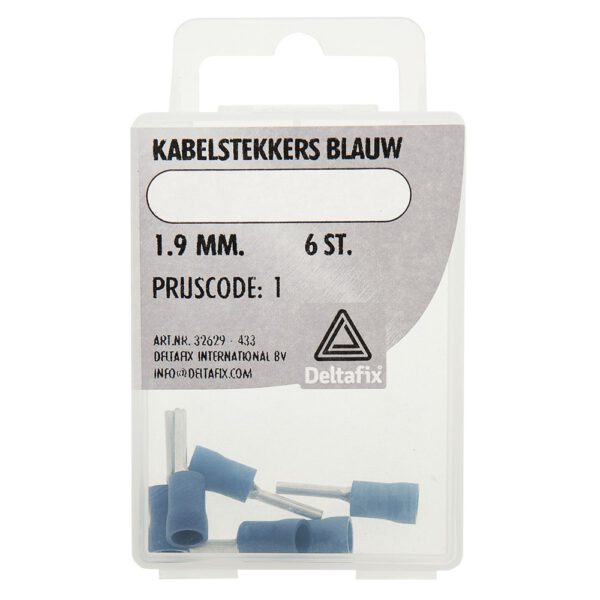 Kabelstekkers Blauw – Deltafix – 8711517000002 –