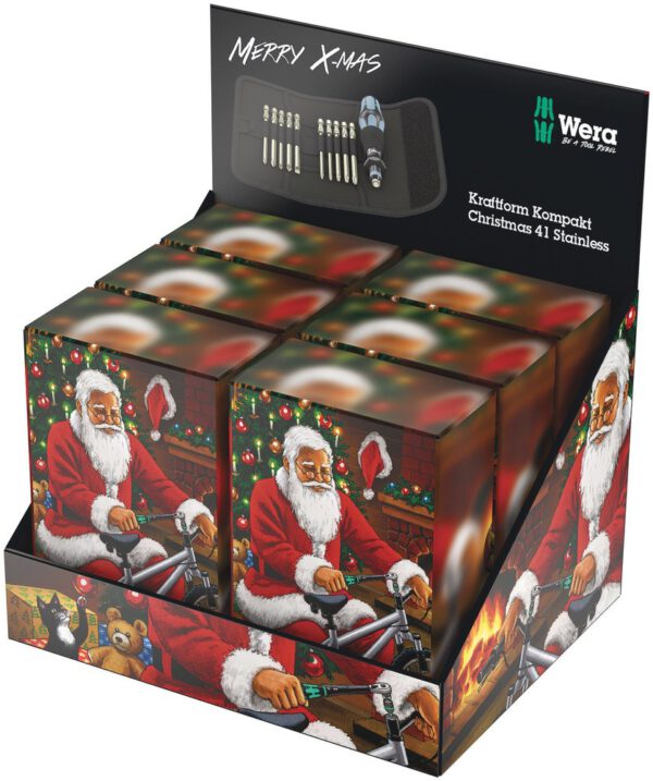 Display Kraftform Kompakt Christmas 41 Stainless – Wera – 4013288000002 –